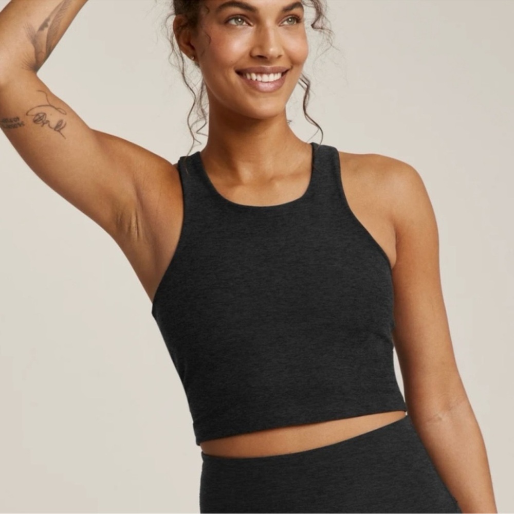 Beyond Yoga cropped Spacedye Tank Racerback